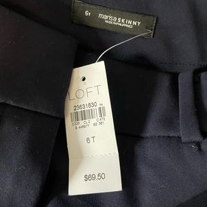 Blue size 6 dress pants.